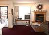 Breckenridge Condominium rental - Interior Photo - Living Room with a Gas Fireplace