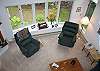 As seen from above.  This might be considered our version of a Google Earth sort of view, however look how lush the exterior of this townhome is.  That bay window makes you feel like you are in the woods, literally.
