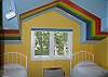 This upstairs bedroom with two twin beds will have the kids or singles sleeping easy. Great Franconia Notch adventures await when you all awake in the morning.