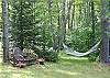 They are so many wonderful options to choose from for restings, relaxing and recharging while away at Butternut.  Here's another ole favorite- The Hammock.