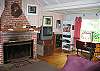 The Franconia Stroybook Cottage Living Area.  Warm cozy and plain Franconia Notch comfy.