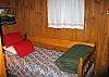 The 5th and final bedroom is also the smallest offering a single twin size bed.  The 4th & 5th bedrooms share a bathroom and are located downstairs.