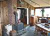 A great wood stove adds to the charm and warmth of the Toad Hill Farm.  Cozy and comfortable, you'll be able to relax and enjoy the grand views and large hay fields.  Your guest will also have plenty of room to stretch out and enjoy the Toad Hill Farm.