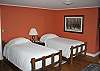 Bedroom #3 or The Sugar Hill Orchard House.  Two delightfully comfortable twin size beds await your guests restful eyes.