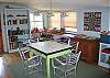 Toad Hill Farm has plenty of space for everyone.  This puzzle room or play room is a great place for the kids to work on projects and enjoy on a rainy day or in the evenings.  Play a game and relax.