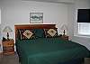 Offering it's guests a queen size bed with attached bath, the second bedroom is  very cozy.  it is also on the ground level.  No stairs!!