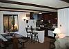 Straight forward and open, this condo's design assures that the cook will be apart of the conversation.  Good conversation, great food and days filled with fun.  Must be on vacation.