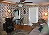 There's that fireplace we mentioned, plus a TV as well.