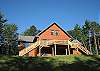 Grand is size, top quality in style and long of great White Mountain views.  Views of the majority of the Kinsman Mountain Ridge and parts of Cannon Mountain will be enjoyed from that deck.