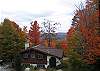 As seen here, the High Hillside Chalet Vacation rental, located in the heart of NH's White Mountains, enjoys some trremendous views spring summer and fall.  What are you waiting for?  Make plans for living life in Franconia, NH Mittersill USA Today!