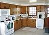 Bright, airy as well as roomy.  Perfect for making White Mountain, Sugar Hill apple pies.