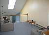 The lofty area of Maplewood #40 features 2 brand new sleep sofas, one being a full size where the other is a twin.  We can assure your bother or friends children will rest comfortably.