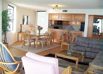 One Ocean Place 805 -Living Area