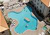 balcony view of the pool