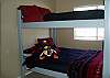 Big Bear Townhouse rental - Interior Photo - Second Bedroom w/Full Bunk Bed