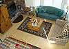 Big Bear Cabin / Bungalow rental - Interior Photo - View of the Livingroom from the Loft
