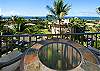 A counter-height table and chairs give you a front-row seat to wonderful sunsets and ocean viewing right from the lanai.
