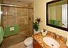This is the full bath off the master bedroom, but remember there is another half bath when you have a 3rd or 4th person!