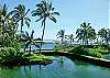 View of the lagoon, Champagne Pond and Kapoho Bay. Lagoon House is located in Kapoho where you'll find the sunniest skies in East Hawaii, and it's adjacent to Champagne Pond where you can often swim with sea turtles!