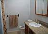 Lower level full bathroom for larger groups