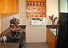 The galley kitchen has been updated with new counters and all new appliances.
