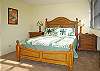 The second bedroom also has a queen bed with mountain views and its own private bath.