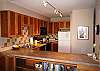 Not many condos offer such a large kitchen with all this counter space, plus dishwasher and a gas stove.