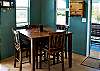 The lovely inside Dining Area has nice ocean views.