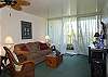 The oceanfront trade breezes always keep this condo comfortable.