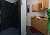 Large walk-in shower in the master bathroom