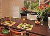 Hula Cove has a simple galley kitchen, but it is fully equipped for a comfortable stay.