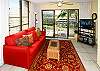 A bit of Asian style and a bit of tropical style, all with your comfort in mind. The entertainment center has cable TV, DVD, phone with answering machine, and radio/CD.