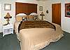The Ohana has three bedrooms, this one with a king bed.