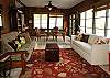 The living room in the old section of the house retains its "Old Hawaii" charm and comfort.