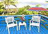 The lanai is a wonderful gathering spot for those who enjoy relaxing outdoors.