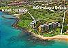 Kihei Surfside from the air. It's right next to Keawakapu Beach, but rather than looking out over the noise and bustle of the beach, Kihei Surfside overlooks a gorgeous lawn with tranquil views of the ocean and West Maui.