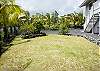 The side lawn of Hau'oli Hale is the perfect place to lay out and enjoy the Hawaiian sun.