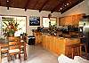 A chef would love this kitchen with gorgeous countertops and high-end appliances.