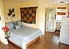 The Studio downstairs is a great suite, separate from the main living areas upstairs.