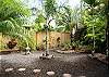 The front yard at Honu's Hideaway is like a private sanctuary.