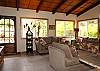 You'll find a large flat-screen satellite TV with DVD player and iPod player in the comfortable Living Room.