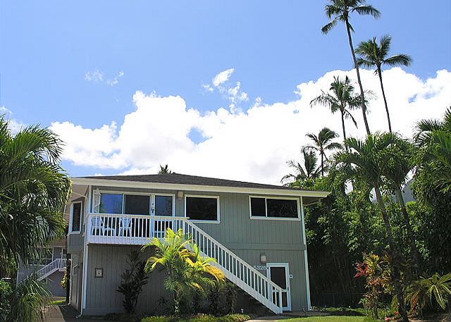 3 bedroom, 2 bath home with a partial ocean view and private hot tub!