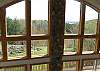 Floor to ceiling windows offer great views