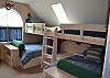bunk room in carraige house
