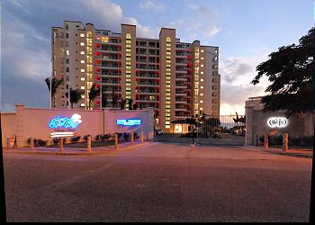 Cupecoy Condominium rental - Exterior Photo - The Cliff at dusk