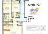 Cupecoy Condominium rental - FloorPlan Photo - 2 Bedroom- C