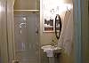w/ stand up shower