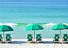 March - October enjoy 2 chairs and 1 umbrella set-up on the beach for you complimentary!! 