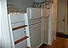 Isle of Palms Condominium rental - Interior Photo - Built-in Storage and Bunk