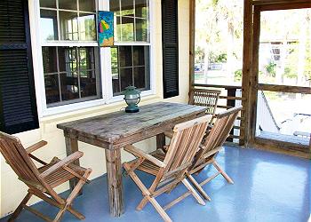 Sullivan's Island House rental - Interior Photo - Screened Porch